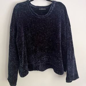 Blue Zara sweater